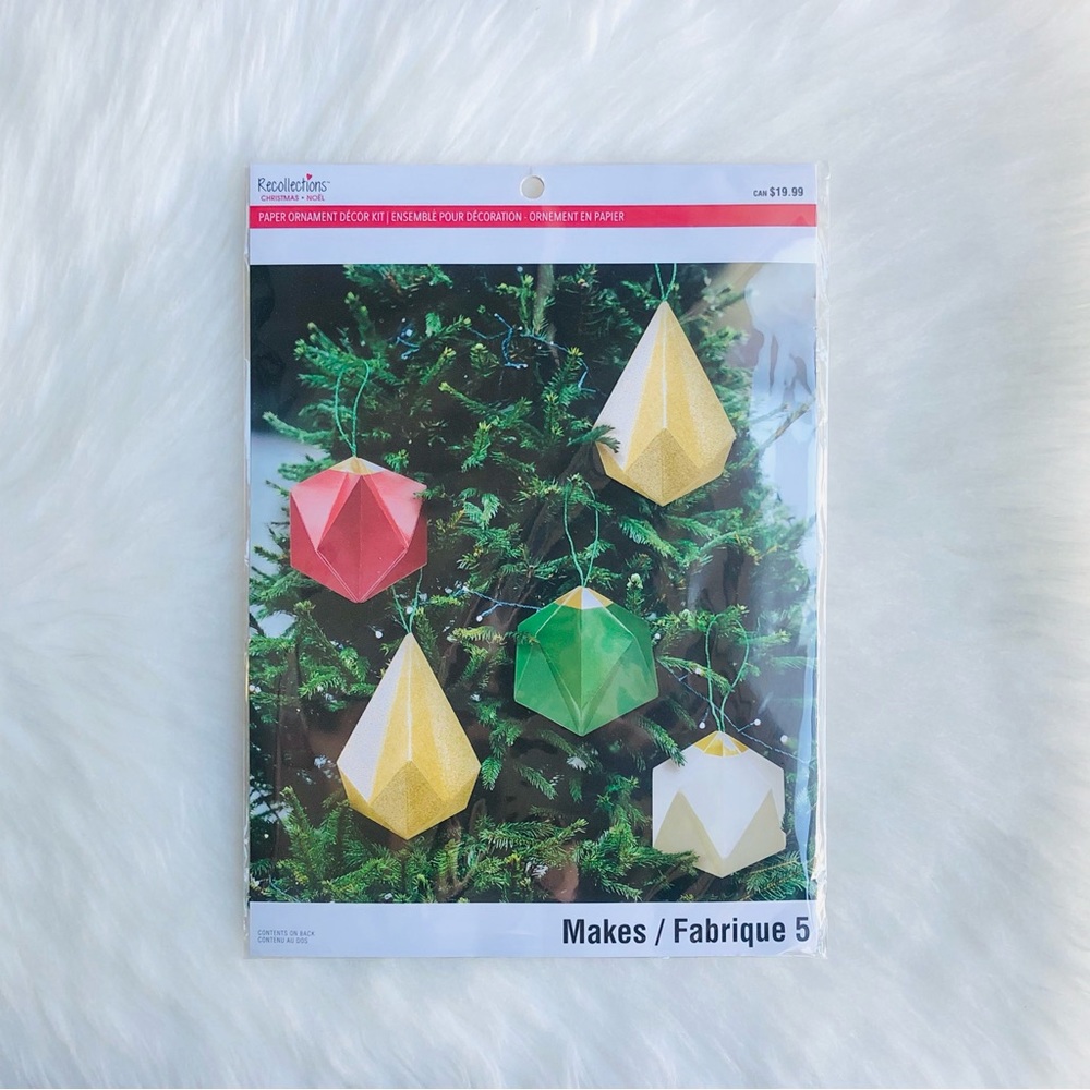 Recollections Paper Ornament Decor Kit